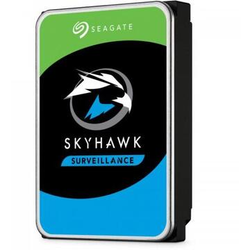Hard disk Seagate Surveillance Skyhawk 2TB HDD SATA 6Gb/s 256MB cache 8.9cm 3.5inch SMR Air 24x7 BLK