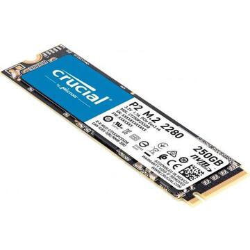 SSD Crucial P2 250GB, PCI Express 3.0 x4, M.2 2280
