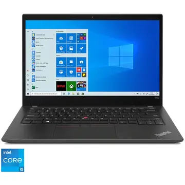 Notebook Lenovo 20WM009QRI ThinkPad T14s Gen 2 Intel Core i5-1135G7 14" 16GB 512GB SSD Intel Iris Xe Graphics Windows 10 Pro Black