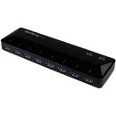 STARTECH 10-Port USB 3.0 Hub with Charge and Sync Ports - 2 x 1.5A Ports