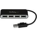 STARTECH 4-Port Portable USB 2.0 Hub with Built-in Cable