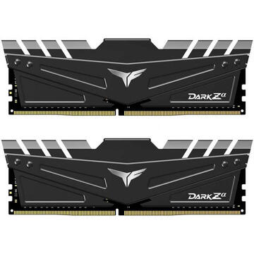 Memorie Team Group T-FORCE DARK Zα - AMD Edition - DDR4 - 16 GB: 2 x 8 GB - DIMM 288-pin - unbuffered