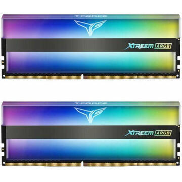 Memorie Team Group T-Force Xtreem ARGB - DDR4 - kit - 64 GB: 2 x 32 GB - DIMM 288-pin - 3600 MHz / PC4-28800 - unbuffered
