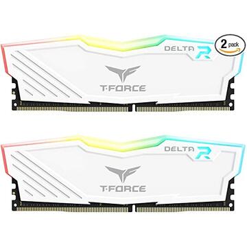 Memorie Team Group T-Force DELTA RGB - DDR4 - kit - 16 GB: 2 x 8 GB - DIMM 288-pin - 3200 MHz / PC4-25600 - unbuffered