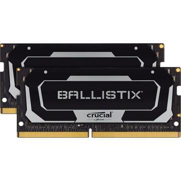 Memorie laptop Crucial Ballistix - DDR4 - 64 GB: 2 x 32 GB - SO-DIMM 260-pin - unbuffered