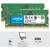 Memorie laptop Crucial - DDR4 - 16 GB: 2 x 8 GB - SO-DIMM 260-pin - unbuffered