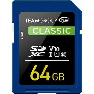 Card memorie Team Group TEAMGROUP Classic - flash memory card - 64 GB - SDXC UHS-I