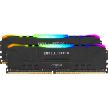 Memorie Crucial Ballistix RGB - DDR4 - 32 GB: 2 x 16 GB - DIMM 288-pin - unbuffered