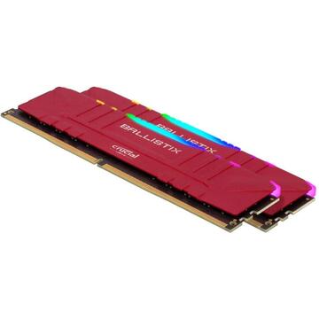 Memorie Crucial Ballistix RGB - DDR4 - 32 GB: 2 x 16 GB - DIMM 288-pin - unbuffered