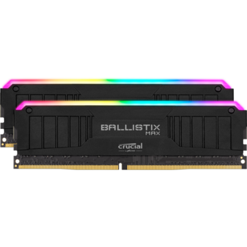 Memorie Crucial Ballistix MAX RGB - DDR4 - kit - 32 GB: 2 x 16 GB - DIMM 288-pin - unbuffered