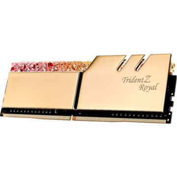 Memorie G.Skill Trident Z Royal Series - DDR4 - kit - 64 GB: 8 x 8 GB - DIMM 288-pin - 3200 MHz / PC4-25600 - unbuffered