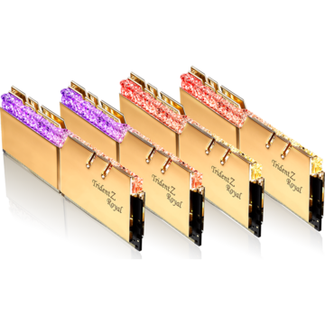 Memorie G.Skill Trident Z Royal Series - DDR4 - kit - 64GB: 8 x 8 GB - DIMM 288-pin - 4000 MHz / PC4-32000 - unbuffered
