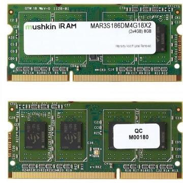 Memorie laptop Mushkin MAR3S186DM4G18X2 iRAM 8GB for Apple -