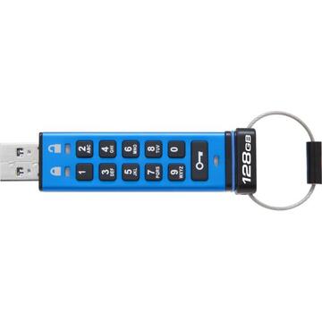 Memorie USB Kingston DataTraveler DT2000 USB flash drive 128 GB USB Type-A 3.2 Gen 2 (3.1 Gen 2) Blue, USB stick