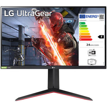 Monitor LED LG 27GN650-B  UltraGear 27''  Full HD 144Hz HDR10 Negru