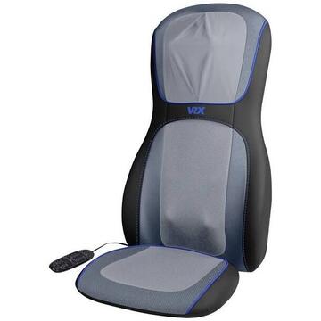 Husa de scaun pentru masaj Shiatsu Medisana MCS-1000H-VR, Telecomanda, 3 nivele de intensitate, Gri