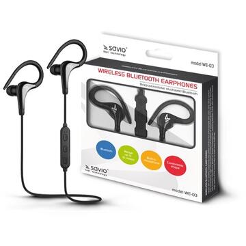 SAVIO WE-03 Wireless Bluetooth Earphones