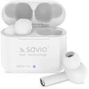 SAVIO TWS-07 PRO Wireless Bluetooth Earphones Headset White