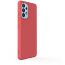 Husa Lemontti Husa Silicon Soft Slim Samsung Galaxy A32 4G Santa Red (material mat si fin, captusit cu microfibra)