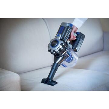 Aspirator ARIETE 2722 2in1 Handheld Vacuum Cleaner bagless cordless 22.2 V 120 W Blue