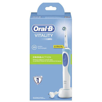 Braun Oral-B Vitality Crossaction Adult Rotating toothbrush Blue,White