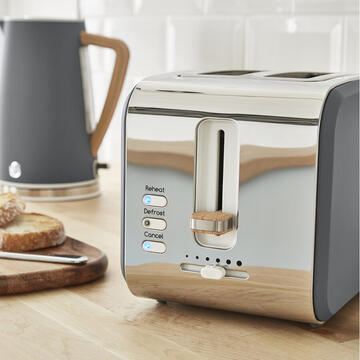 Prajitor de paine Swan ST14610GRYN toaster 2 slice(s) Gray 900 W