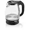 Fierbator Gallet Electric Kettle GALBOU786, Auto shut-off system , Double safety system, 2200 W, 1.7 L, black/glass