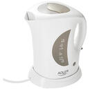 Fierbator Adler AD 03 Cordless Water Kettle, 1.0L, 900W, Filter, Boil-dry protection , White