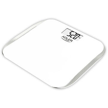 Cantar Adler AD 8164 personal scale Electronic postal scale Square Silver,White