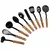 Stoneline 17898 Kitchen utensil set, set of 9 with convenient foot
