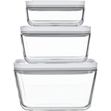 Cutii alimentare Set of 3 Glass Containers Zwilling Fresh & Save