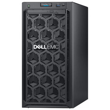 Server Dell PowerEdge T140, Procesor Intel® Xeon® E-2244G 3.8GHz Coffee Lake, 16GB RAM UDIMM, 2x 1TB 7.2K RPM SATA HDD, PERC H330