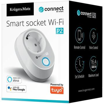 Kruger Matz PRIZA SMART WIFI CONNECT P2 TUYA KRUGER&MATZ
