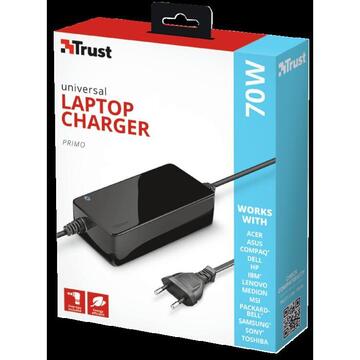 Trust Primo 70W Universal Laptop Charger