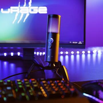 Microfon uRage Stream 750 HD Illuminated Streaming Negru