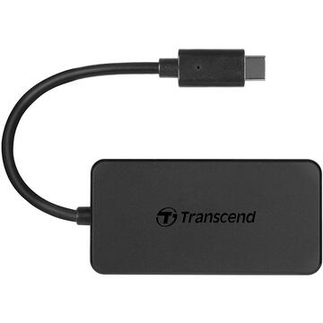 Transcend HUB2C, USB hub (Black)
