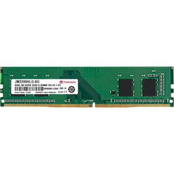 Memorie Transcend 8GB DDR4 3200 MT/s UDIMM 288pin 1R x8 unbuffered