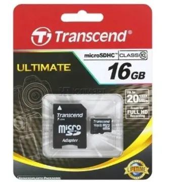 Card memorie Transcend microSDHC  16GB Class 10