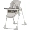 Scaun de masa Kinderkraft Yummy High chair + tray gray