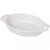 Staub Oval Dish Ceramic, oval, white, 37cm