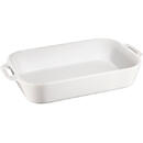 Staub Rectangular Dish Ceramic, white, 34x24cm