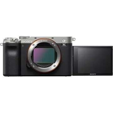 Aparat foto DSLR Sony Alpha 7C Body 24.2MP, Full-Frame, 4K, Silver