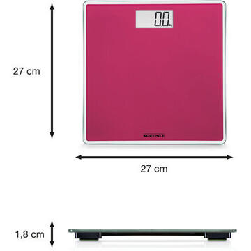 Cantar Soehnle Style Sense Compact 200 180kg Pretty Pink
