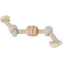 Jucarii animale ZOLUX WILD MIX A rope toy, 2 knots, with a wooden disc