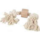 Jucarii animale ZOLUX WILD GIANT A rope toy, 2 knots, with a wooden disc