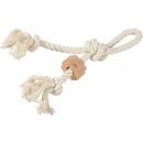 Jucarii animale ZOLUX WILD Rope toy with a handle and a wooden disc