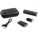 Clip Sonic Set accesorii telefon mobil TEA148, Baterie, USB, AC, Incarcator masina, Negru