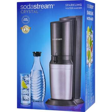 Aparate de preparare sifon SodaStream Aparat Crystal cu o butelie CO2 si o sticla de 0.75 l