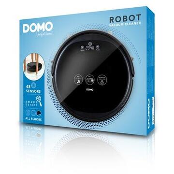 Aspirator Domo Aspirator robot DO7293S telecomanda 120 min autonomie Negru