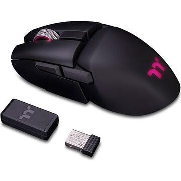 Mouse Thermaltake Argent M5 Wireless RGB Gaming Mouse, Negru